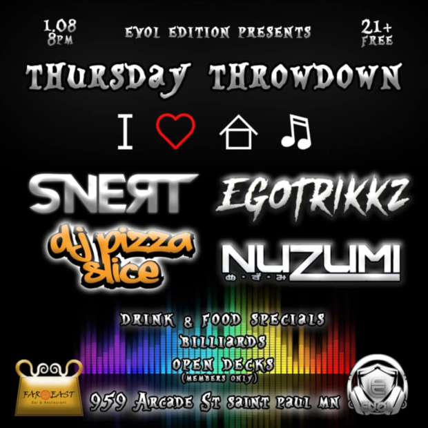 Thursday Throwdown at Far East Bar & Restaurant