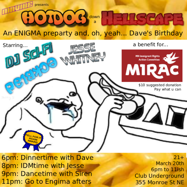 Hotdog Down a Hellscape